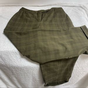 High waisted wide leg pants